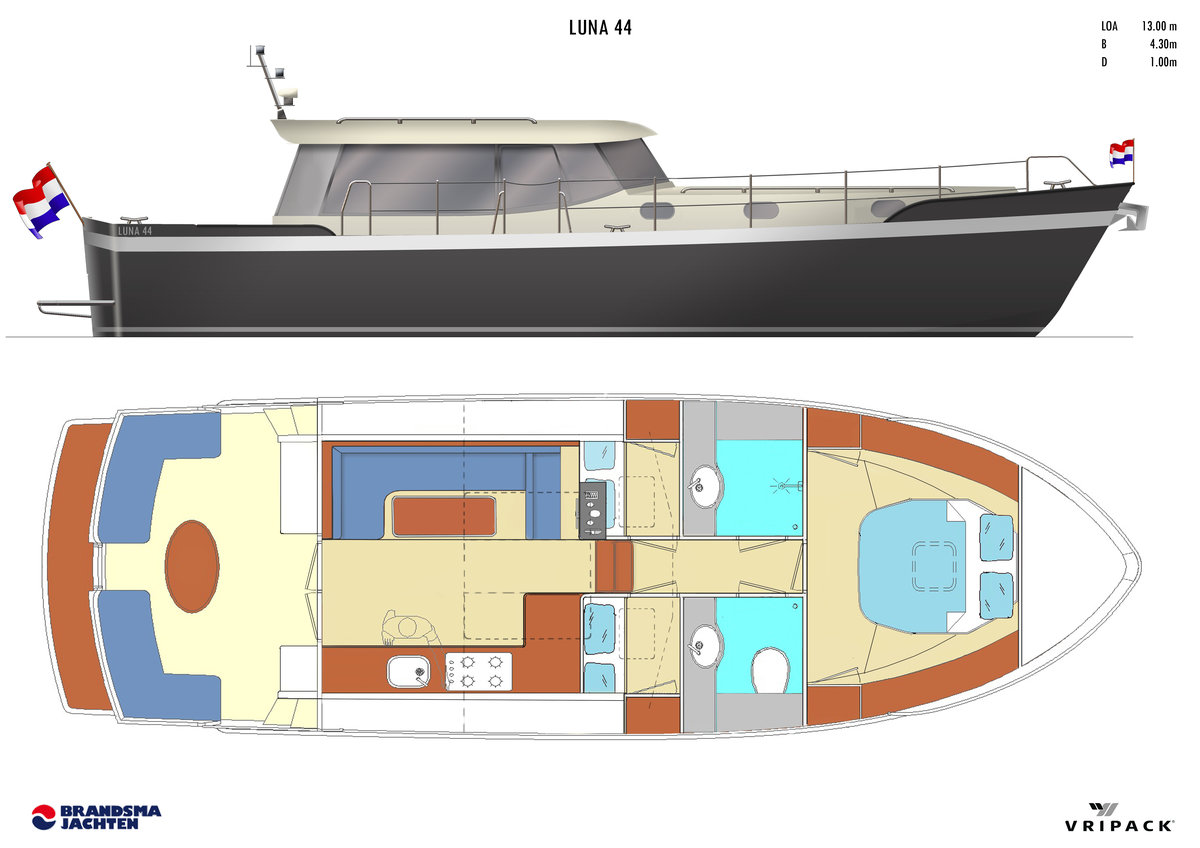 luna 44 yacht